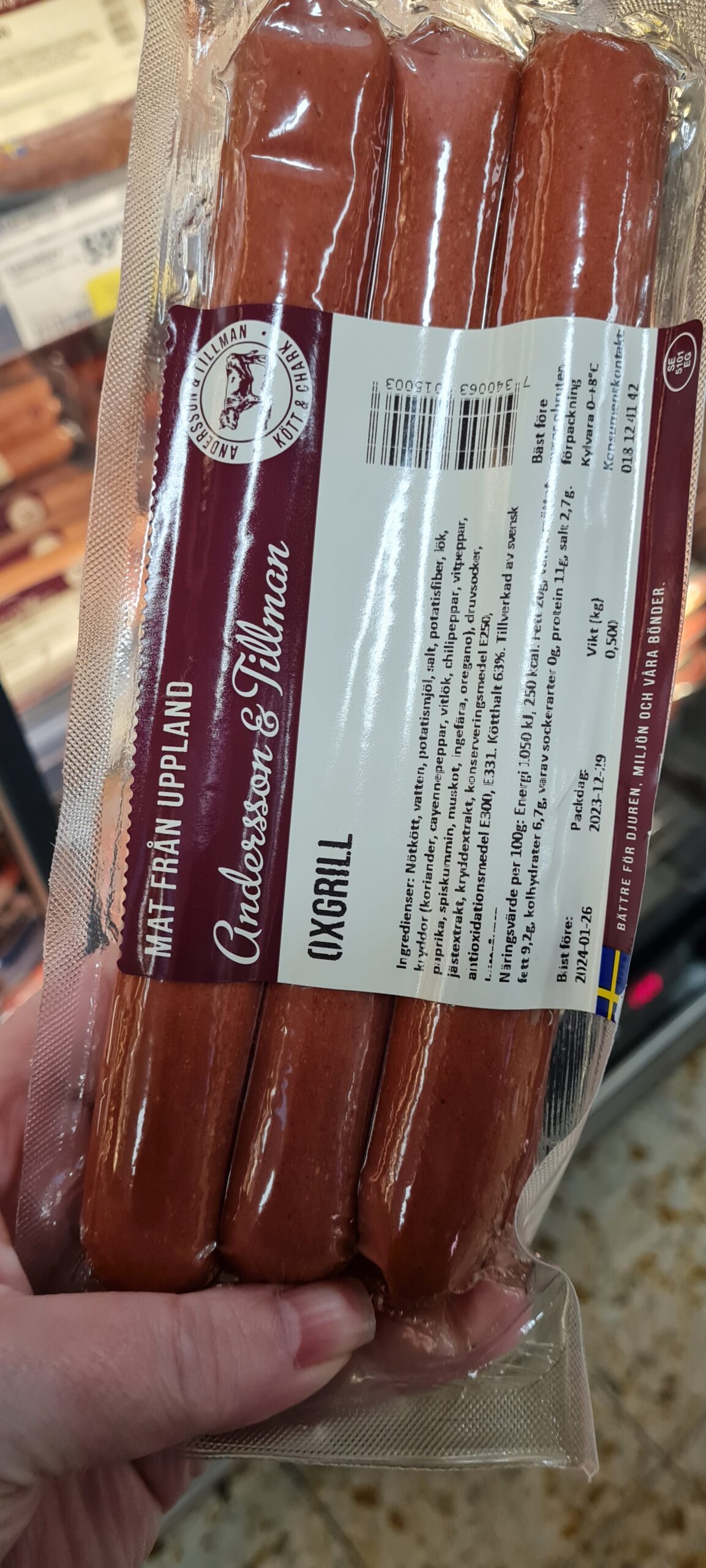 Oxgrill Andersson och Tillman godaste korven någonsin